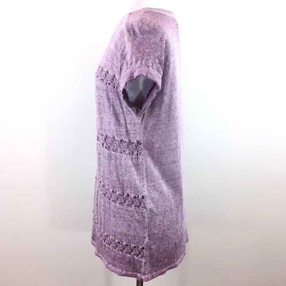 Anthropologie Akemi + Kin Sz M purple lattie tee - Picture 8 of 8